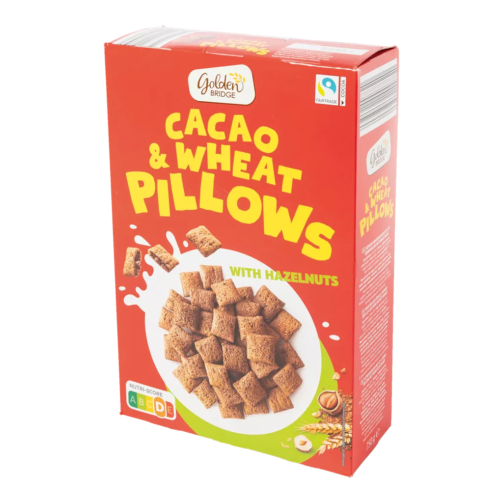 Cacao & wheat pillows