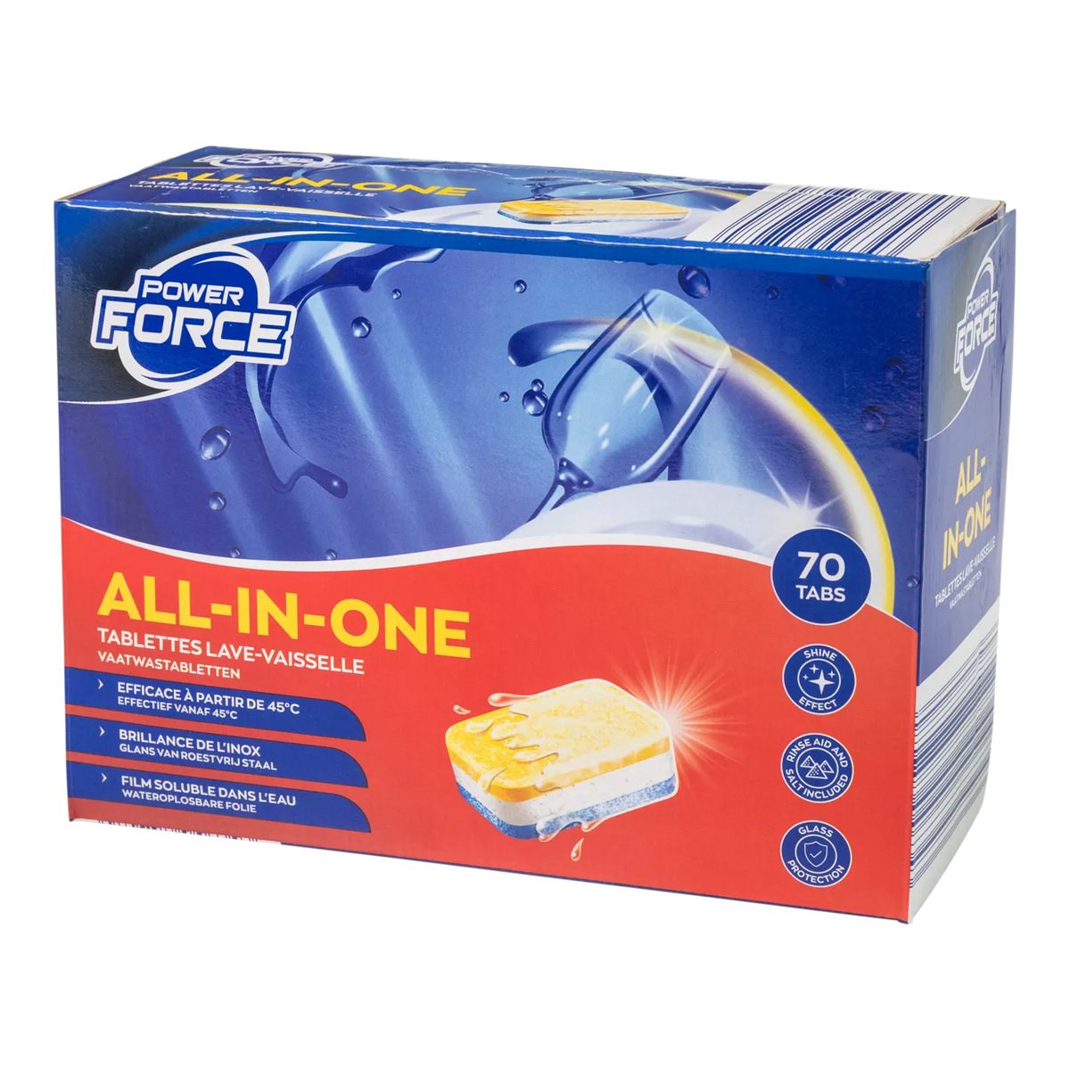 Tablettes pour lave-vaisselle tout-en-un, 70 pcs