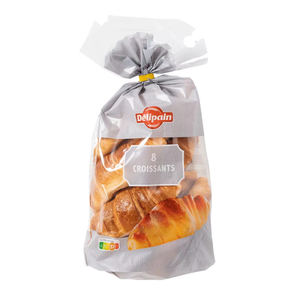 Croissants au beurre, 8 pcs