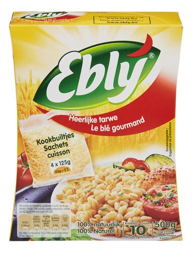 EBLY blé gourmand précuit sachets 4x125g
