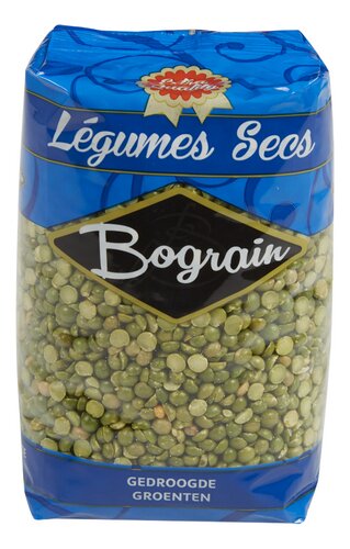 BOGRAIN pois cassés verts 1kg