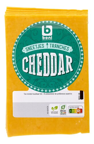 BONI Cheddar jeune tranches 200g