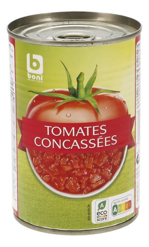 BONI tomates concassées 400g
