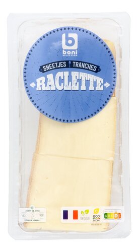 BONI fromage raclette tranches 400g