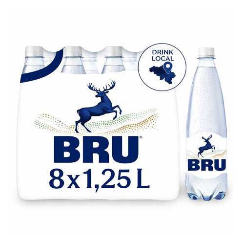 Bru Eau légèrement pétillante 1,25L