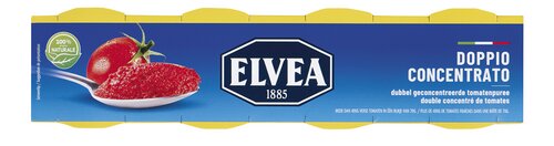ELVEA double concentré de tomates 4x70g
